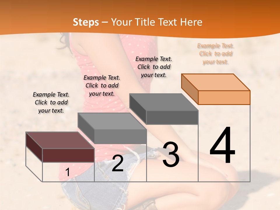 Beautiful Young Cowgirl PowerPoint Template