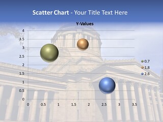 Neo Classical Style Legislative Building On A Late Afternoon In Early Spring PowerPoint Template