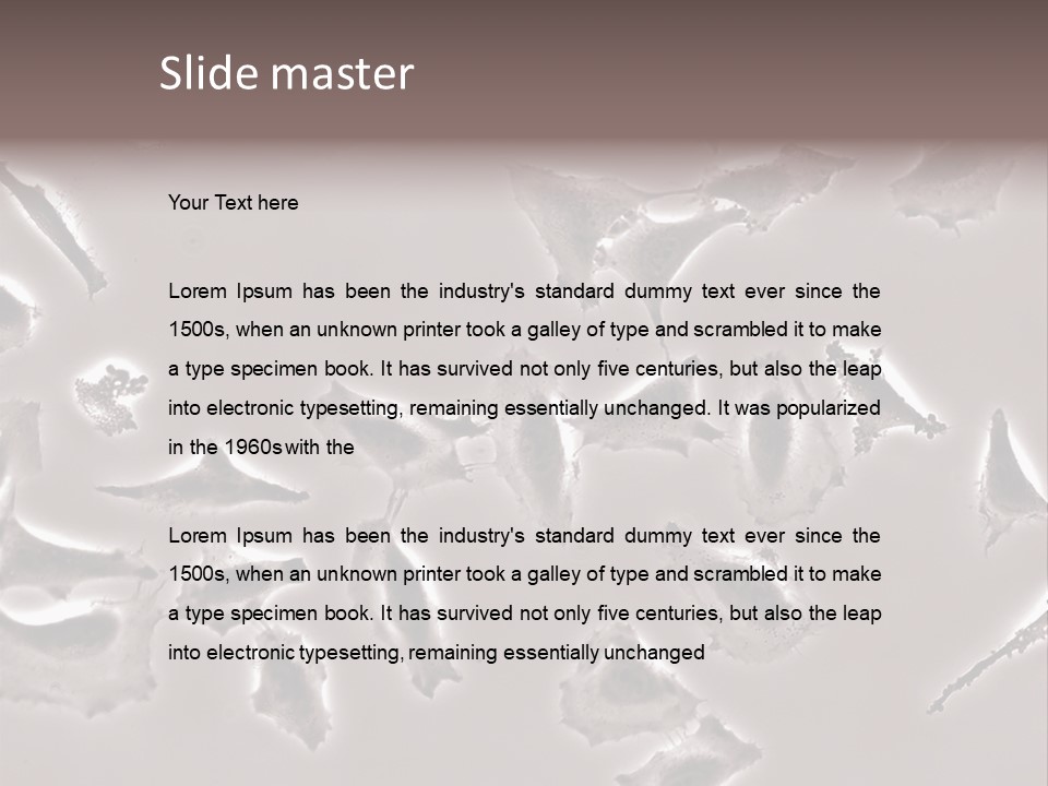 A Picture Of A Group Of Plants On A Table PowerPoint Template