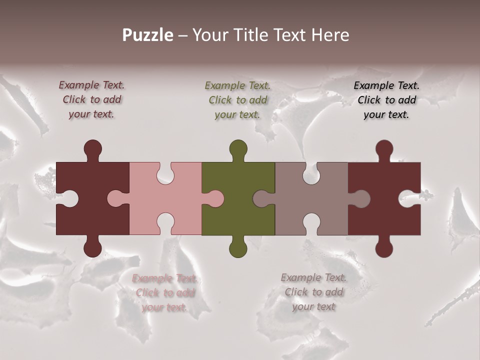 A Picture Of A Group Of Plants On A Table PowerPoint Template