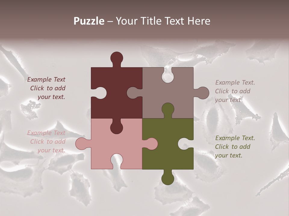 A Picture Of A Group Of Plants On A Table PowerPoint Template