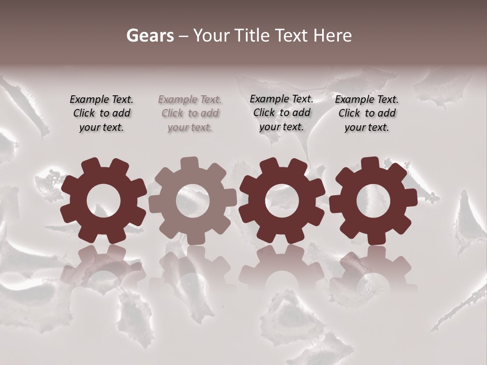 A Picture Of A Group Of Plants On A Table PowerPoint Template