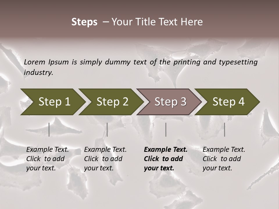 A Picture Of A Group Of Plants On A Table PowerPoint Template