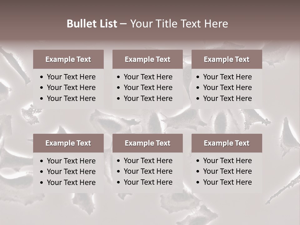 A Picture Of A Group Of Plants On A Table PowerPoint Template