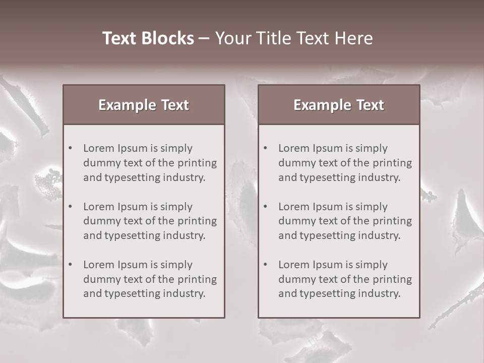 A Picture Of A Group Of Plants On A Table PowerPoint Template