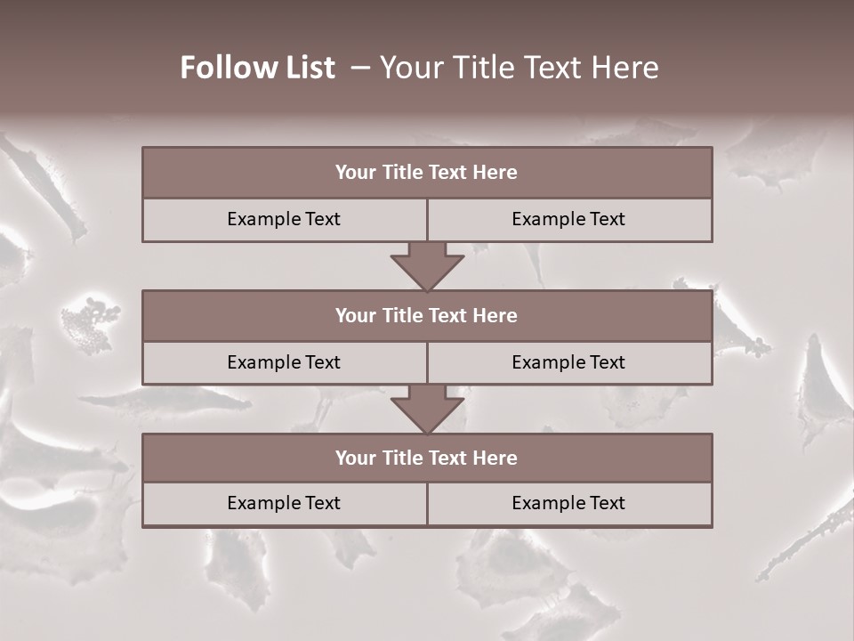 A Picture Of A Group Of Plants On A Table PowerPoint Template
