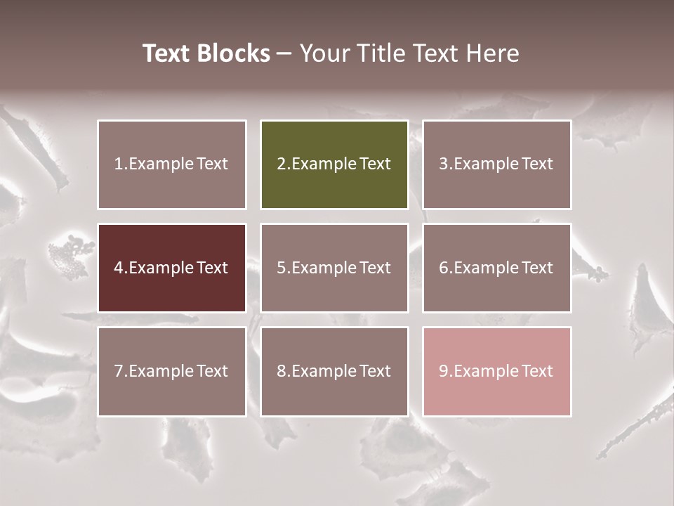 A Picture Of A Group Of Plants On A Table PowerPoint Template