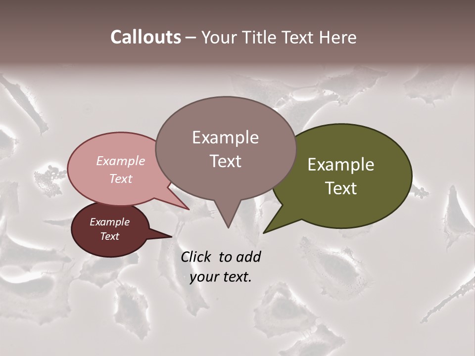 A Picture Of A Group Of Plants On A Table PowerPoint Template