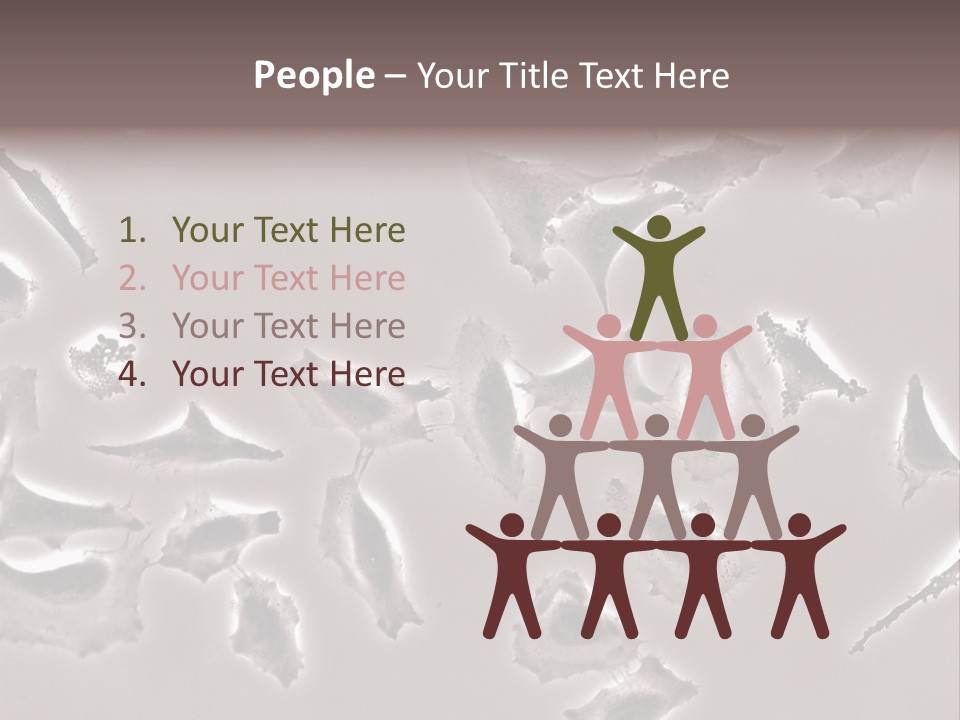 A Picture Of A Group Of Plants On A Table PowerPoint Template