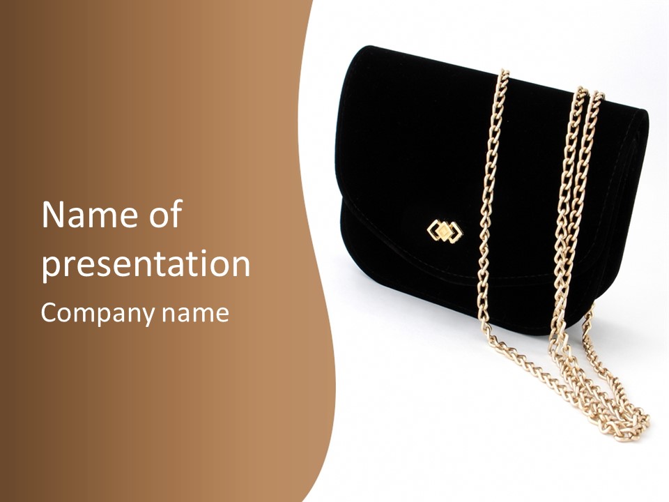 Evening Purse PowerPoint Template