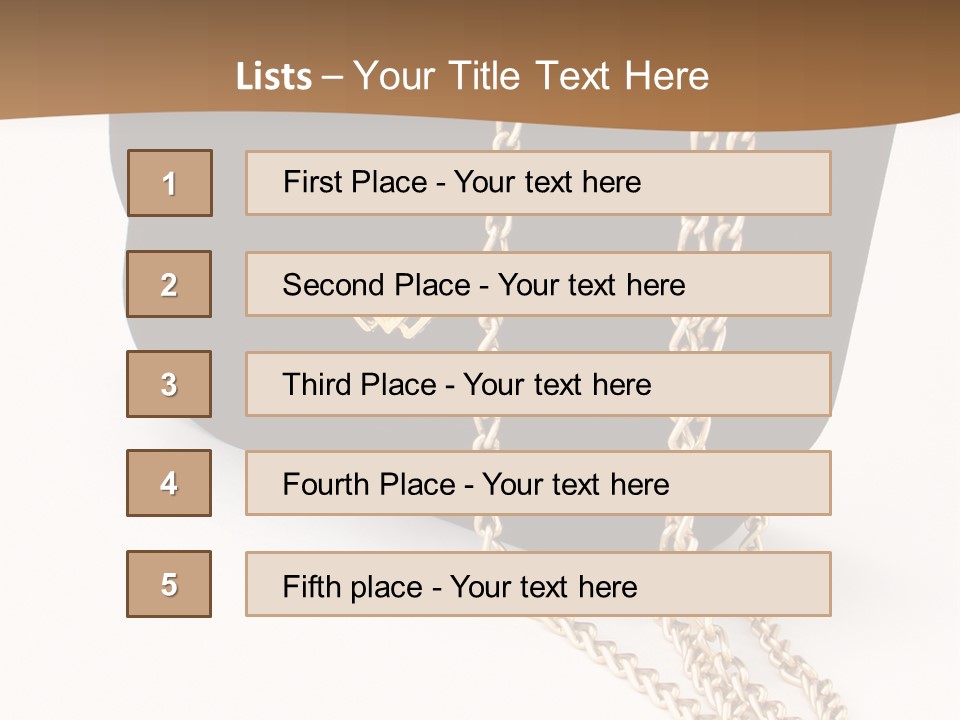Evening Purse PowerPoint Template