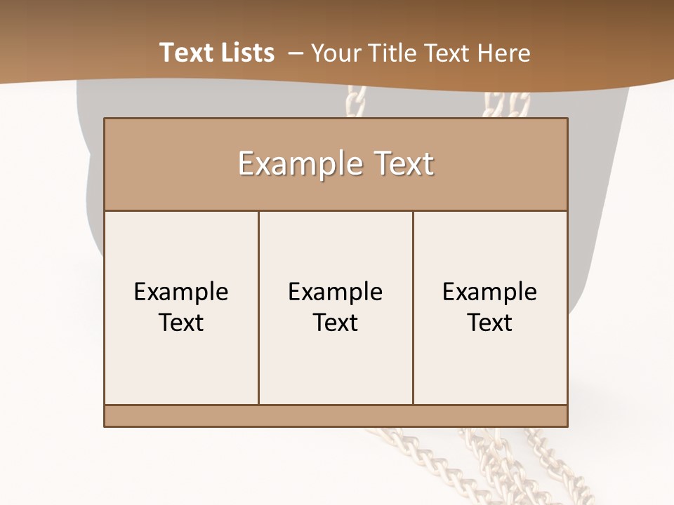 Evening Purse PowerPoint Template