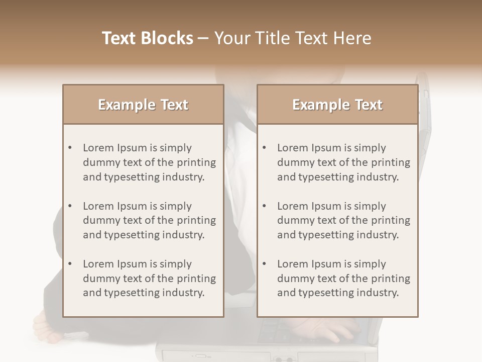 Adorable 10 Month Old Baby Boy In Suit, Barefoot, With Laptop Computer. Making Cute Grumpy Face At Computer Screen. Shot In Studio Over White. PowerPoint Template