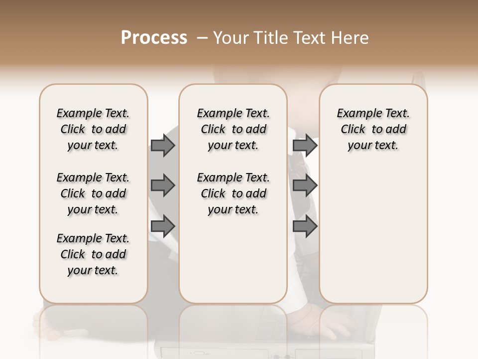 Adorable 10 Month Old Baby Boy In Suit, Barefoot, With Laptop Computer. Making Cute Grumpy Face At Computer Screen. Shot In Studio Over White. PowerPoint Template