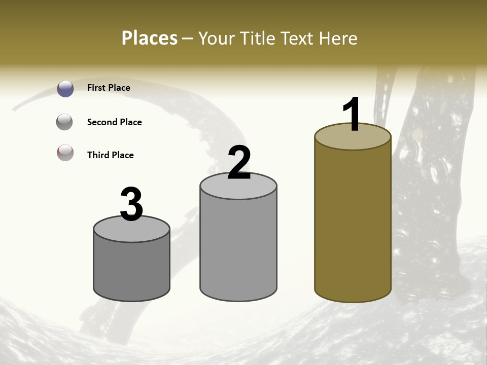 Tentacles In A Rough Ocean 3D Render PowerPoint Template