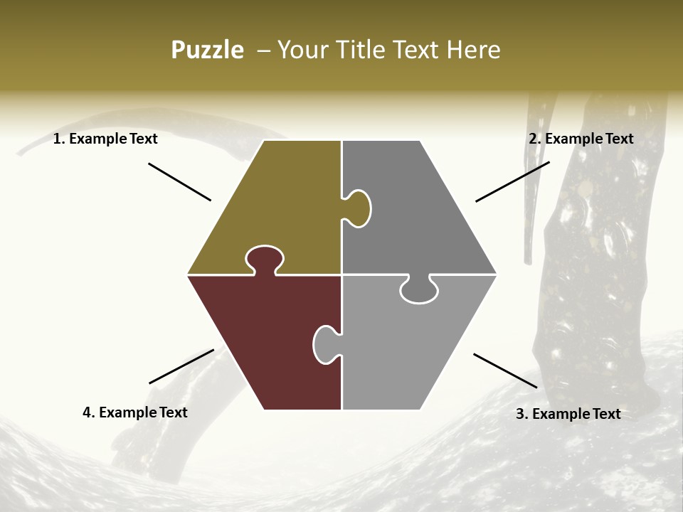 Tentacles In A Rough Ocean 3D Render PowerPoint Template