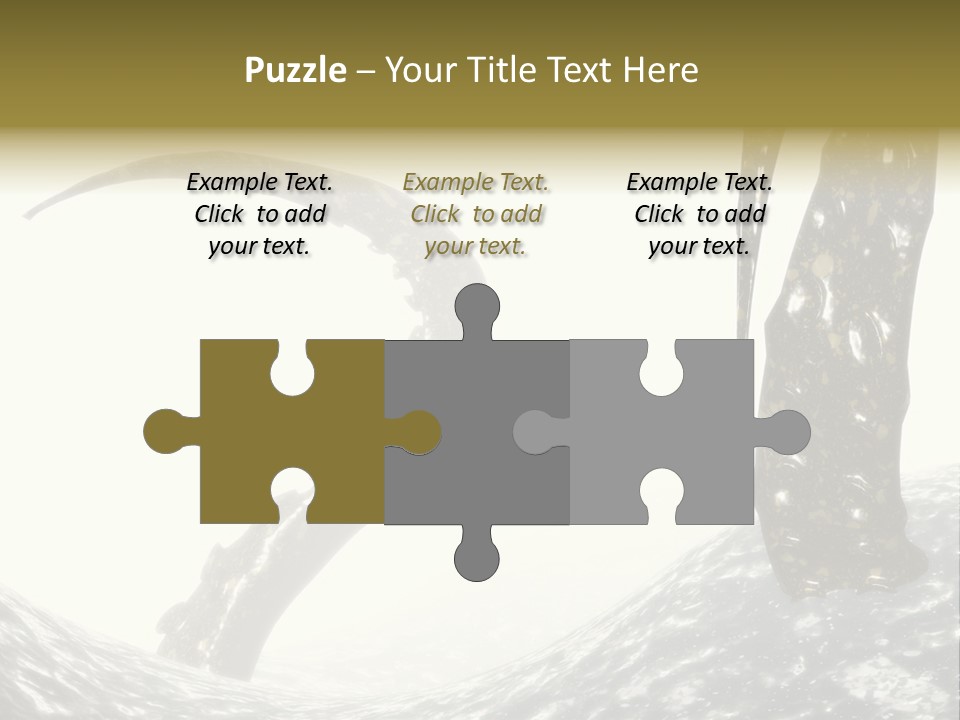 Tentacles In A Rough Ocean 3D Render PowerPoint Template