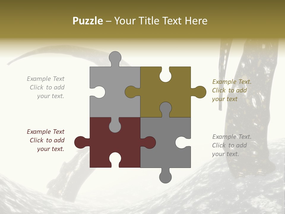 Tentacles In A Rough Ocean 3D Render PowerPoint Template