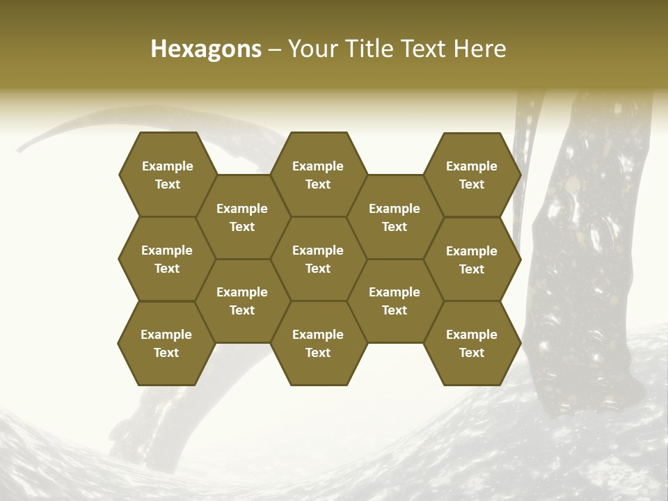 Tentacles In A Rough Ocean 3D Render PowerPoint Template