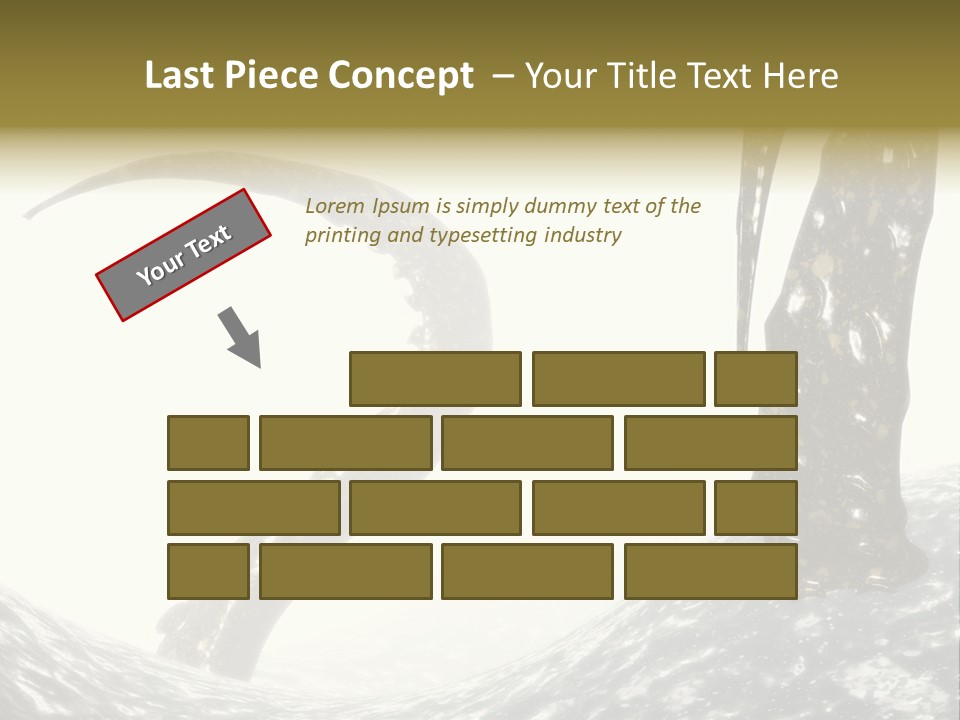 Tentacles In A Rough Ocean 3D Render PowerPoint Template