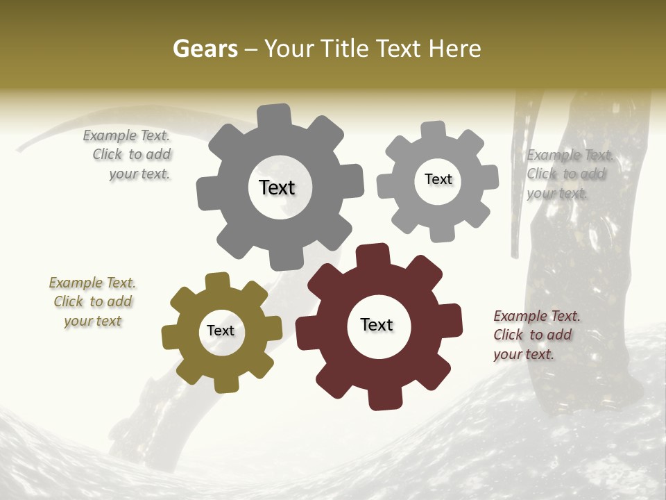 Tentacles In A Rough Ocean 3D Render PowerPoint Template