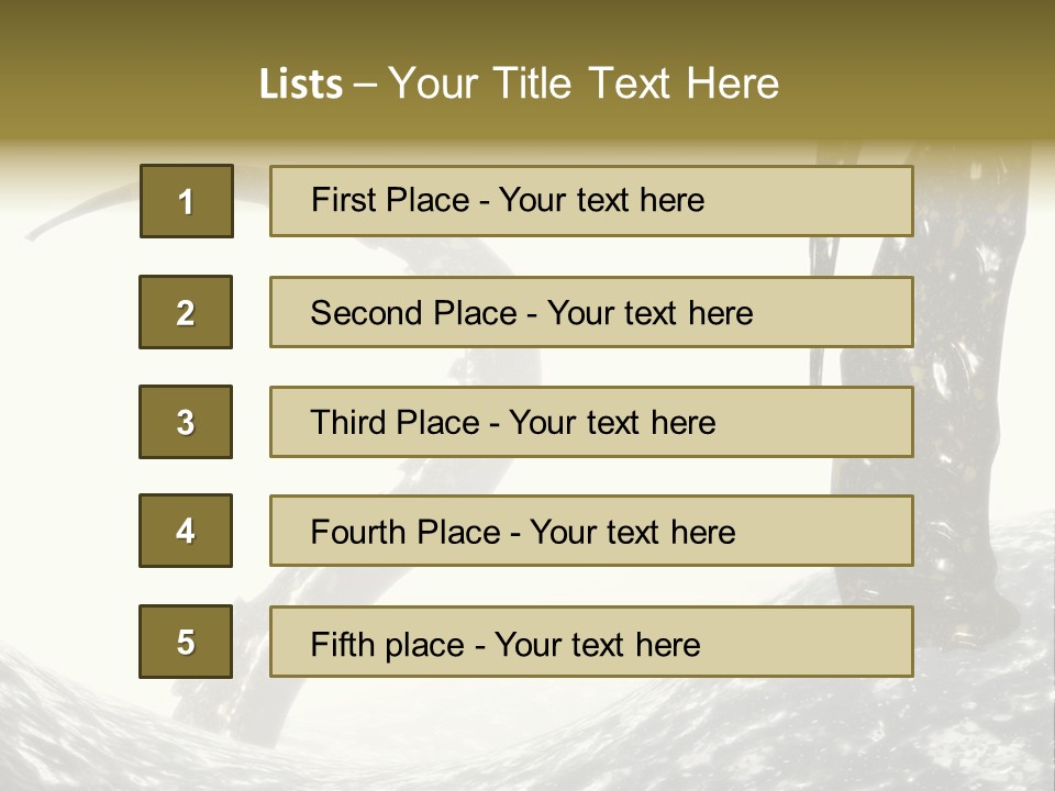 Tentacles In A Rough Ocean 3D Render PowerPoint Template