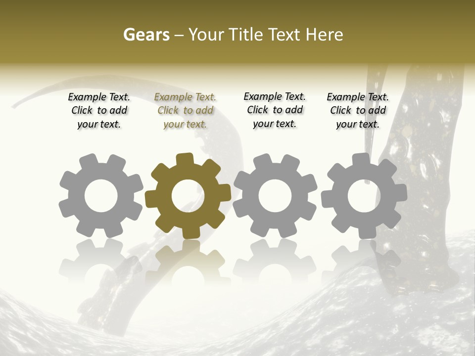 Tentacles In A Rough Ocean 3D Render PowerPoint Template