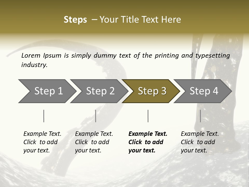 Tentacles In A Rough Ocean 3D Render PowerPoint Template