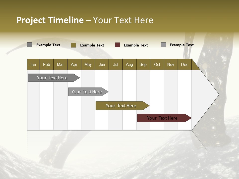 Tentacles In A Rough Ocean 3D Render PowerPoint Template