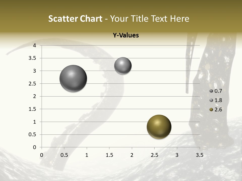 Tentacles In A Rough Ocean 3D Render PowerPoint Template