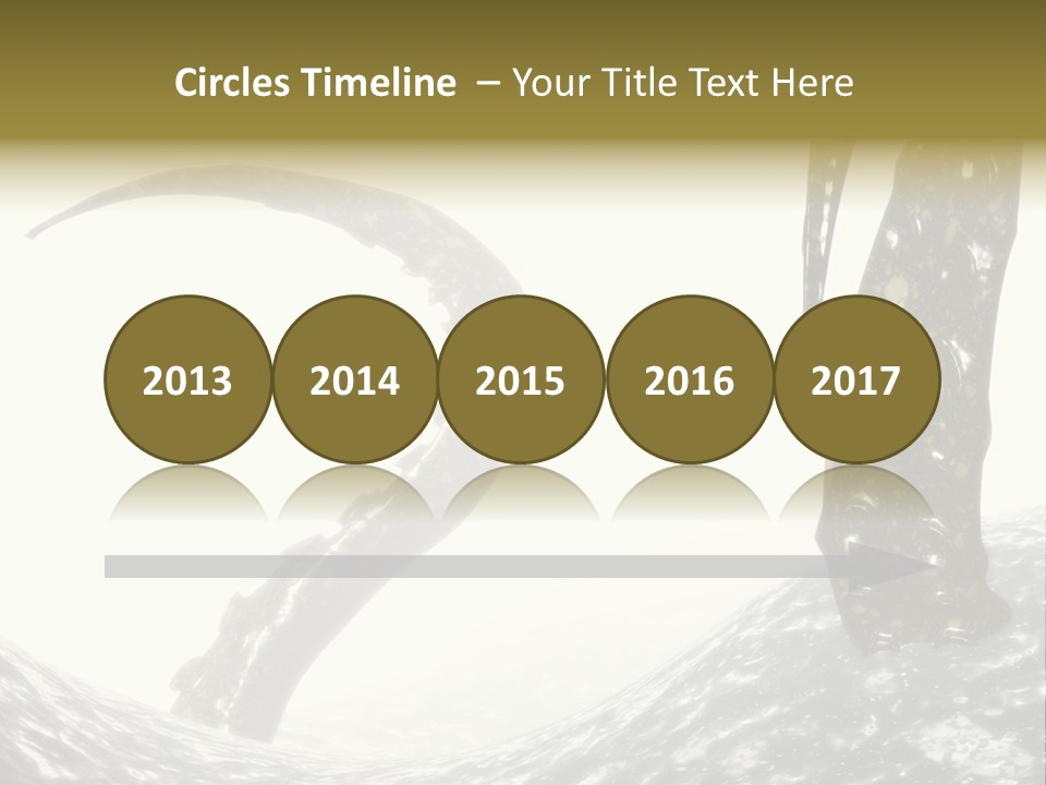 Tentacles In A Rough Ocean 3D Render PowerPoint Template