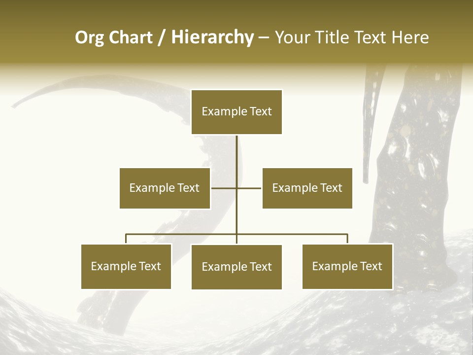 Tentacles In A Rough Ocean 3D Render PowerPoint Template
