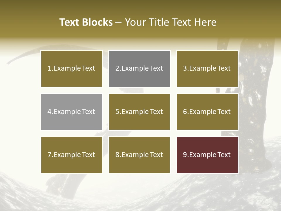 Tentacles In A Rough Ocean 3D Render PowerPoint Template