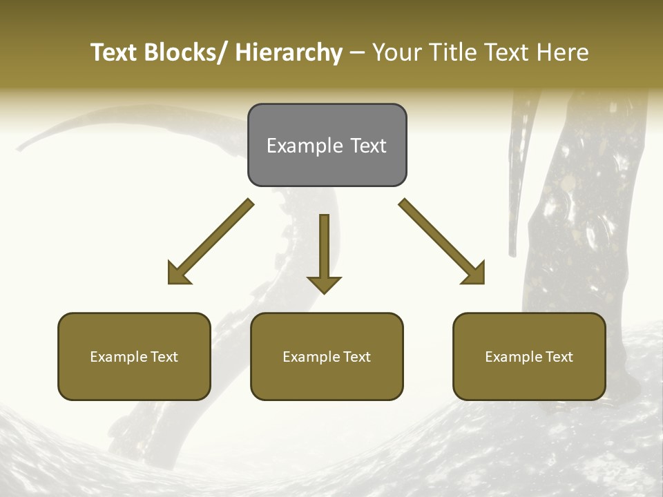 Tentacles In A Rough Ocean 3D Render PowerPoint Template