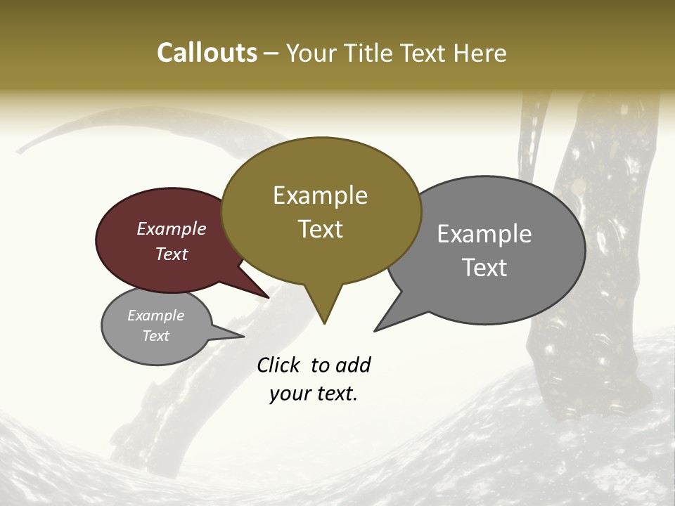 Tentacles In A Rough Ocean 3D Render PowerPoint Template