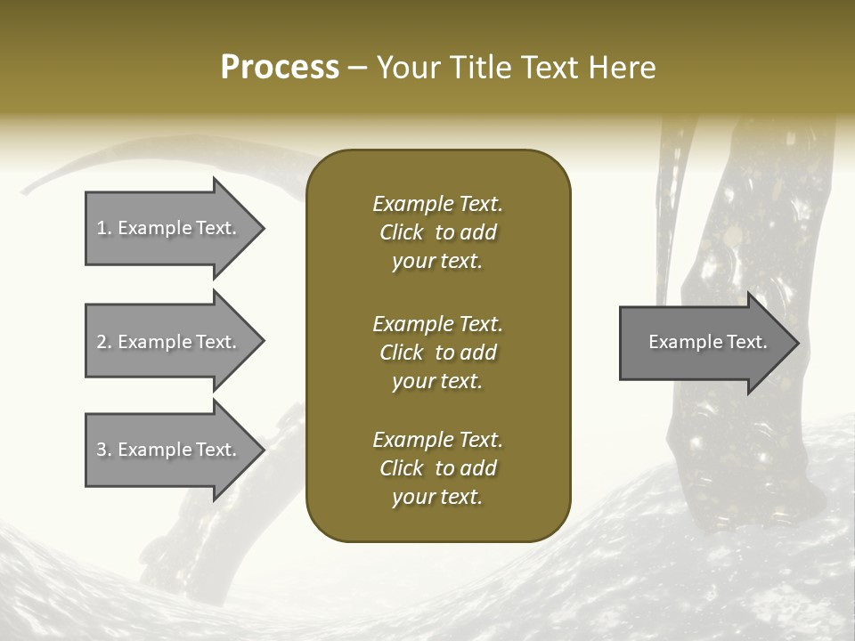 Tentacles In A Rough Ocean 3D Render PowerPoint Template