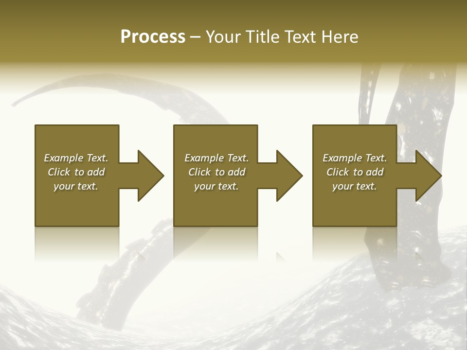 Tentacles In A Rough Ocean 3D Render PowerPoint Template