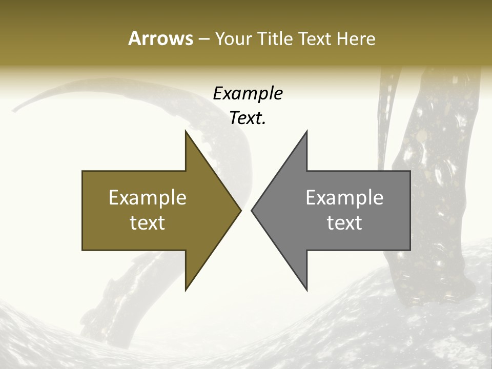 Tentacles In A Rough Ocean 3D Render PowerPoint Template