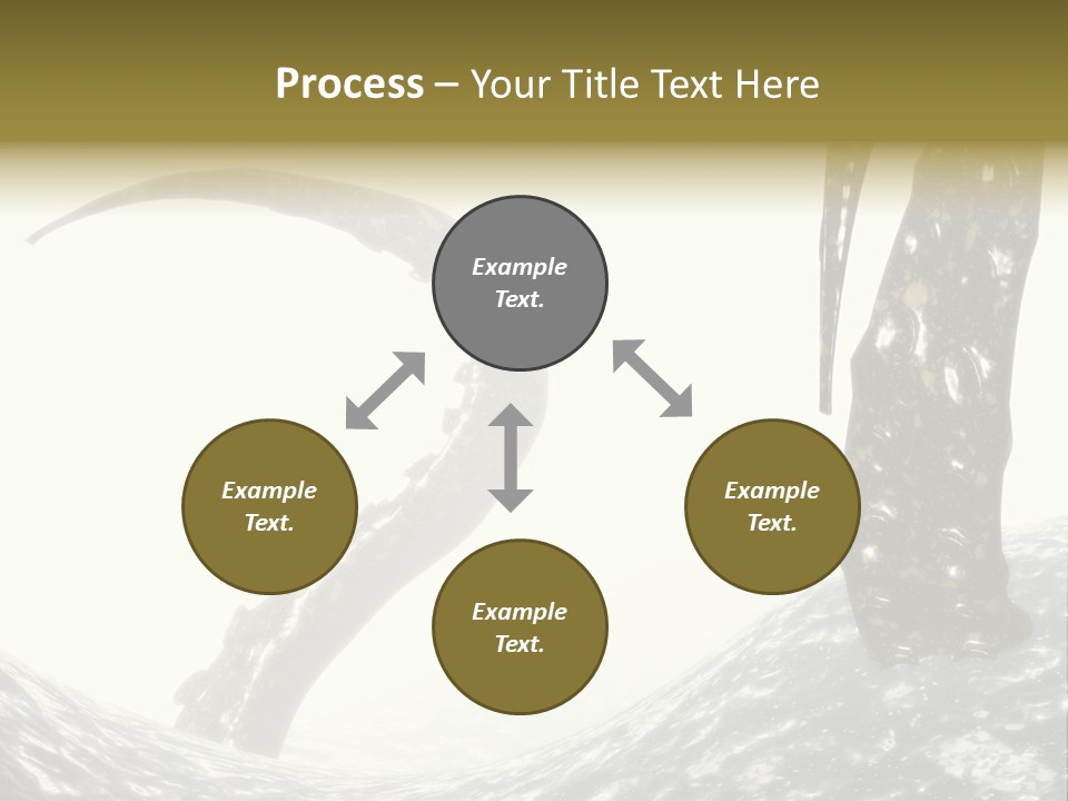 Tentacles In A Rough Ocean 3D Render PowerPoint Template