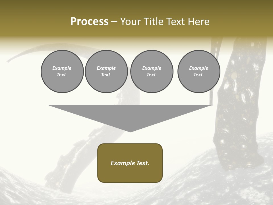 Tentacles In A Rough Ocean 3D Render PowerPoint Template