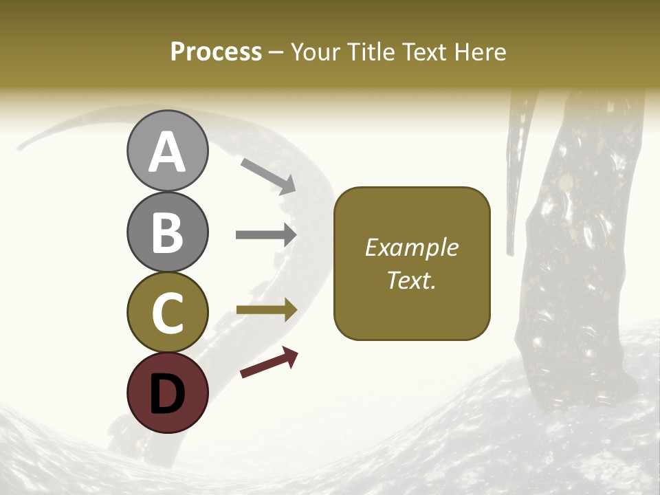 Tentacles In A Rough Ocean 3D Render PowerPoint Template