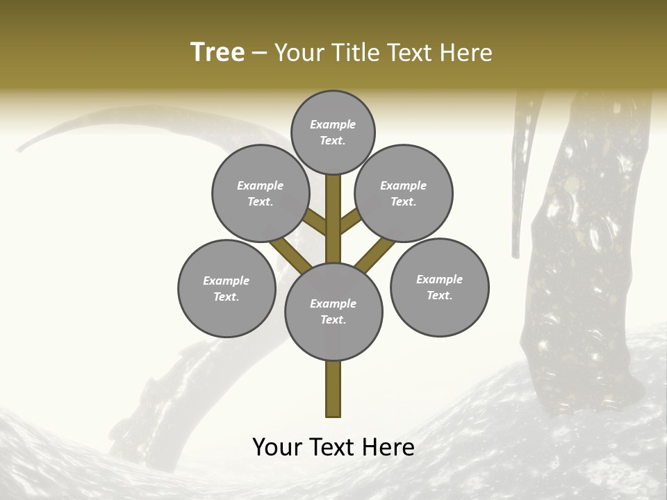 Tentacles In A Rough Ocean 3D Render PowerPoint Template