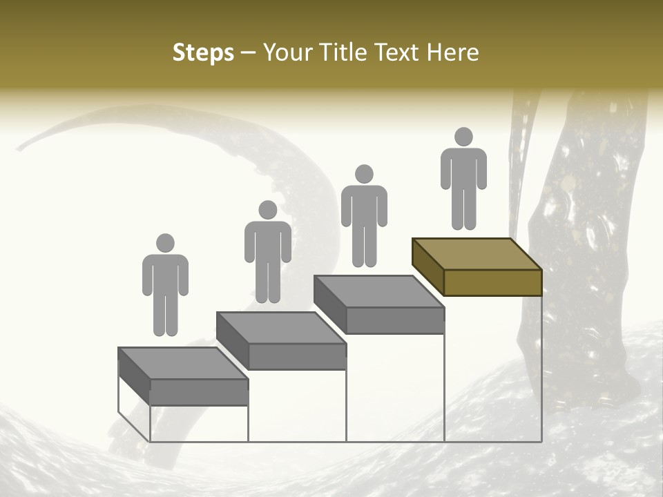 Tentacles In A Rough Ocean 3D Render PowerPoint Template