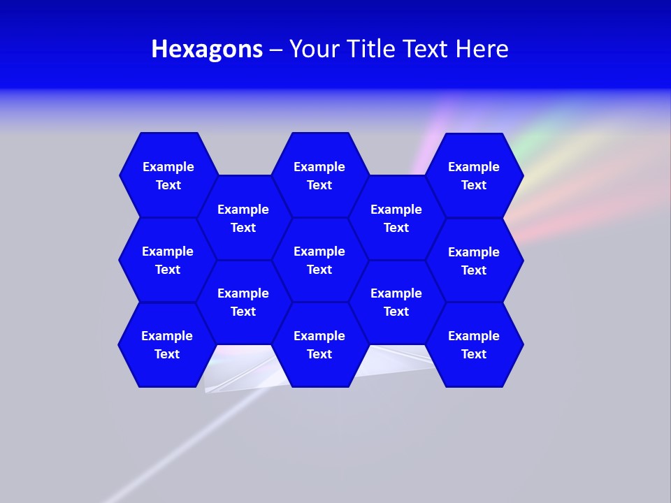 Prism With Light Shining Through PowerPoint Template