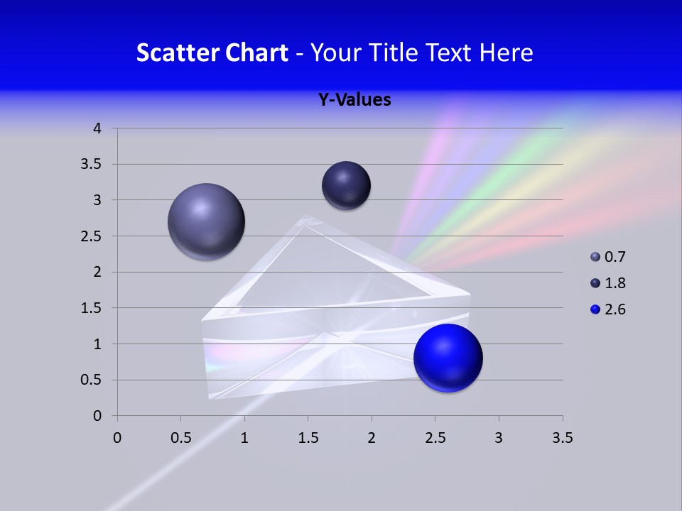Prism With Light Shining Through PowerPoint Template