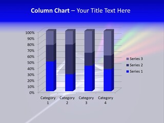 Prism With Light Shining Through PowerPoint Template