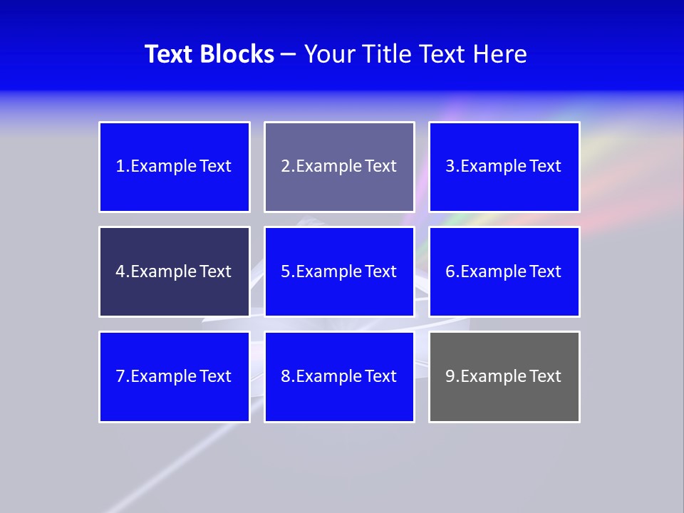 Prism With Light Shining Through PowerPoint Template