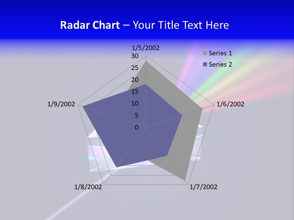 Prism With Light Shining Through PowerPoint Template
