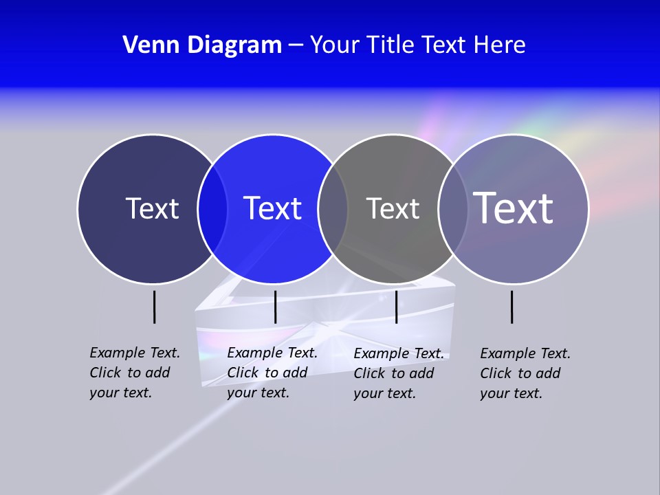 Prism With Light Shining Through PowerPoint Template