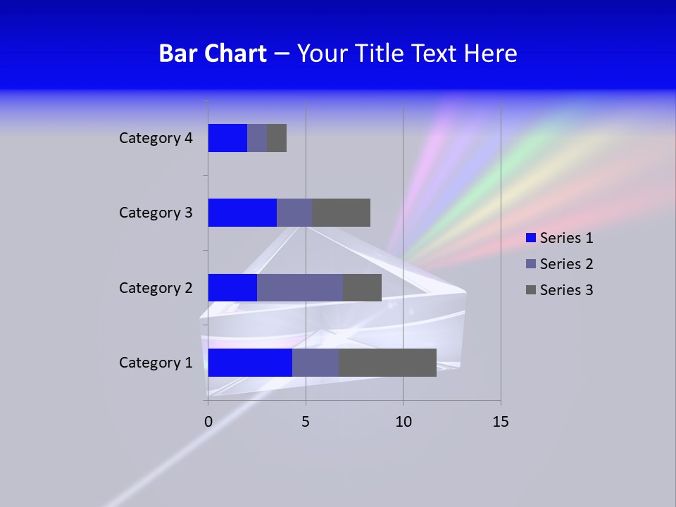 Prism With Light Shining Through PowerPoint Template